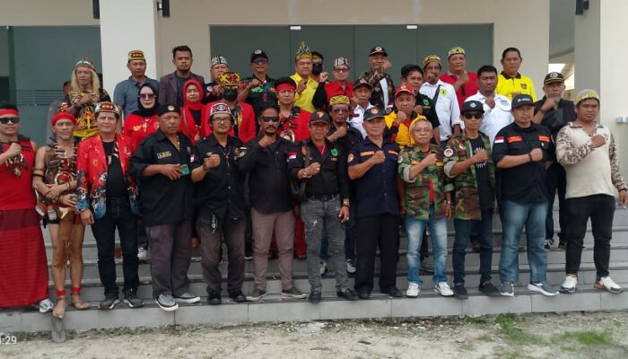 Ormas Kalimantan Timur Lakukan Aksi Menolak Keberadaan Ormas GRIB Jaya di Bumi Borneo
